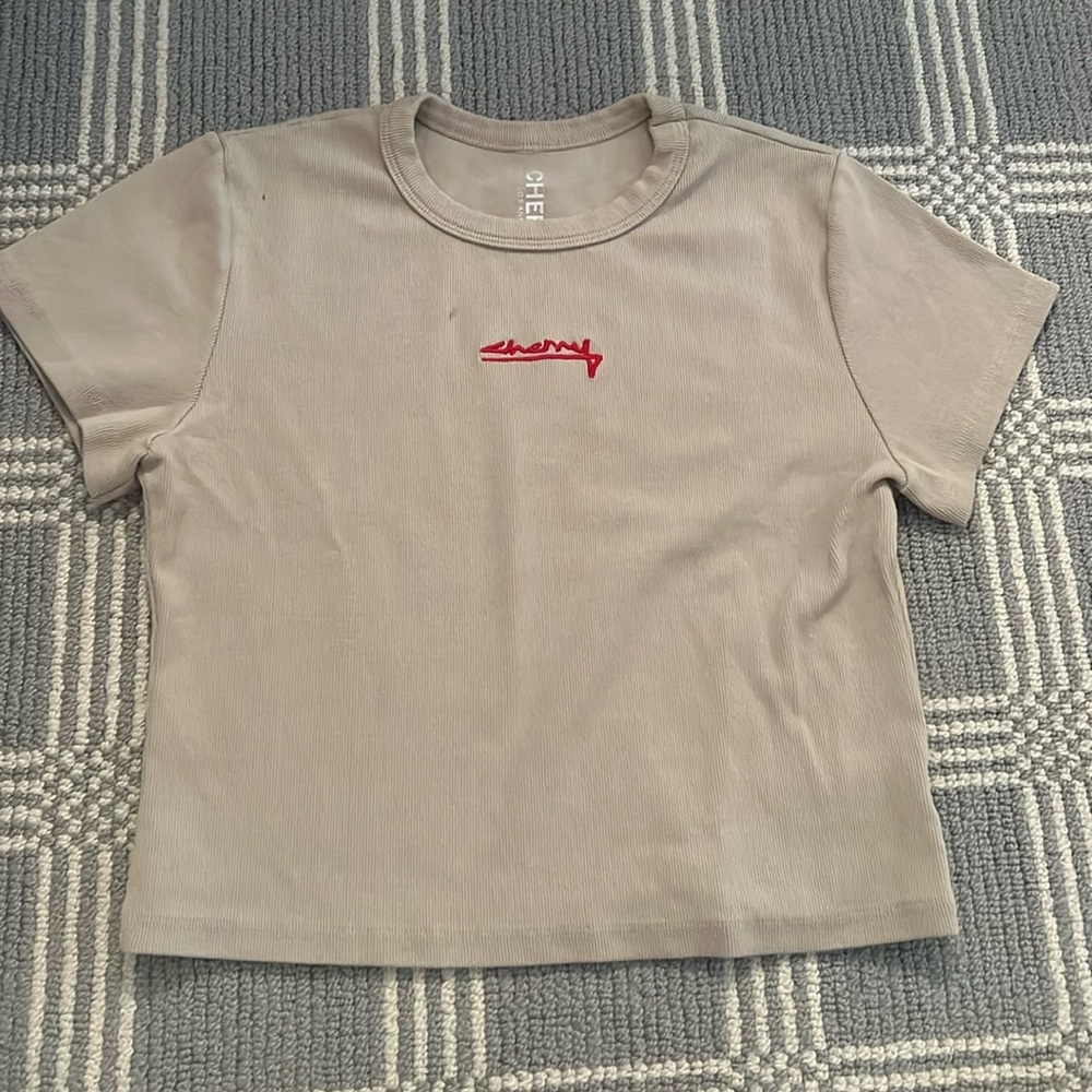 Cherry LA baby tee